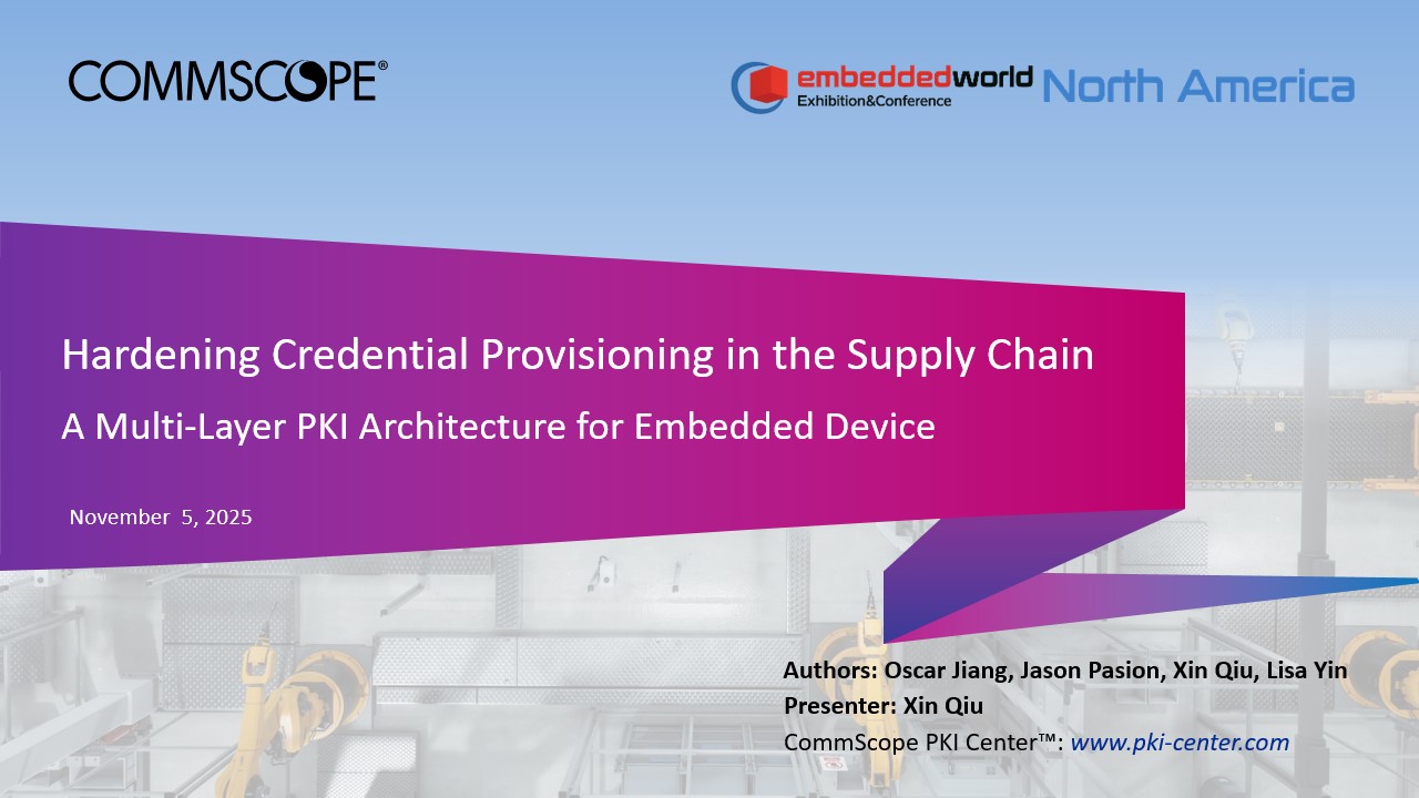Hardening Credential Provisioning in the Supply Chain: A Multi-Layer PKI Architecture for Embedded Devices 