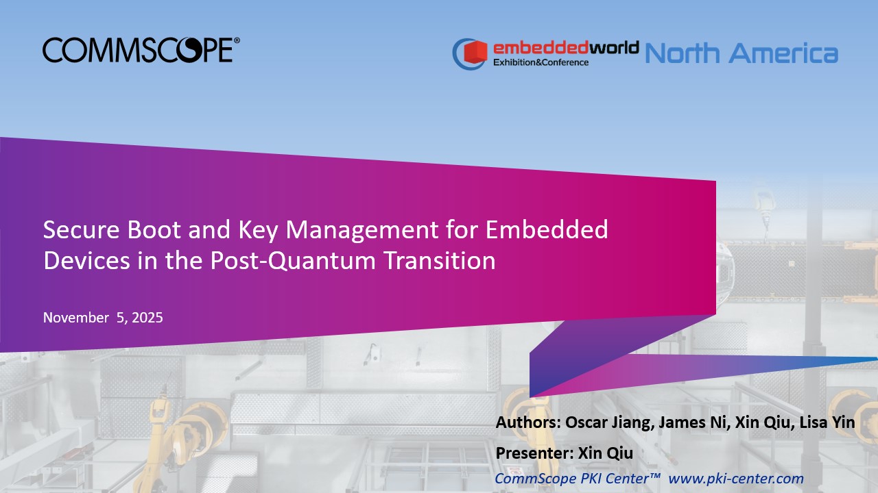 Secure Boot and Key Management for Embedded Devices in the Post-Quantum Transition