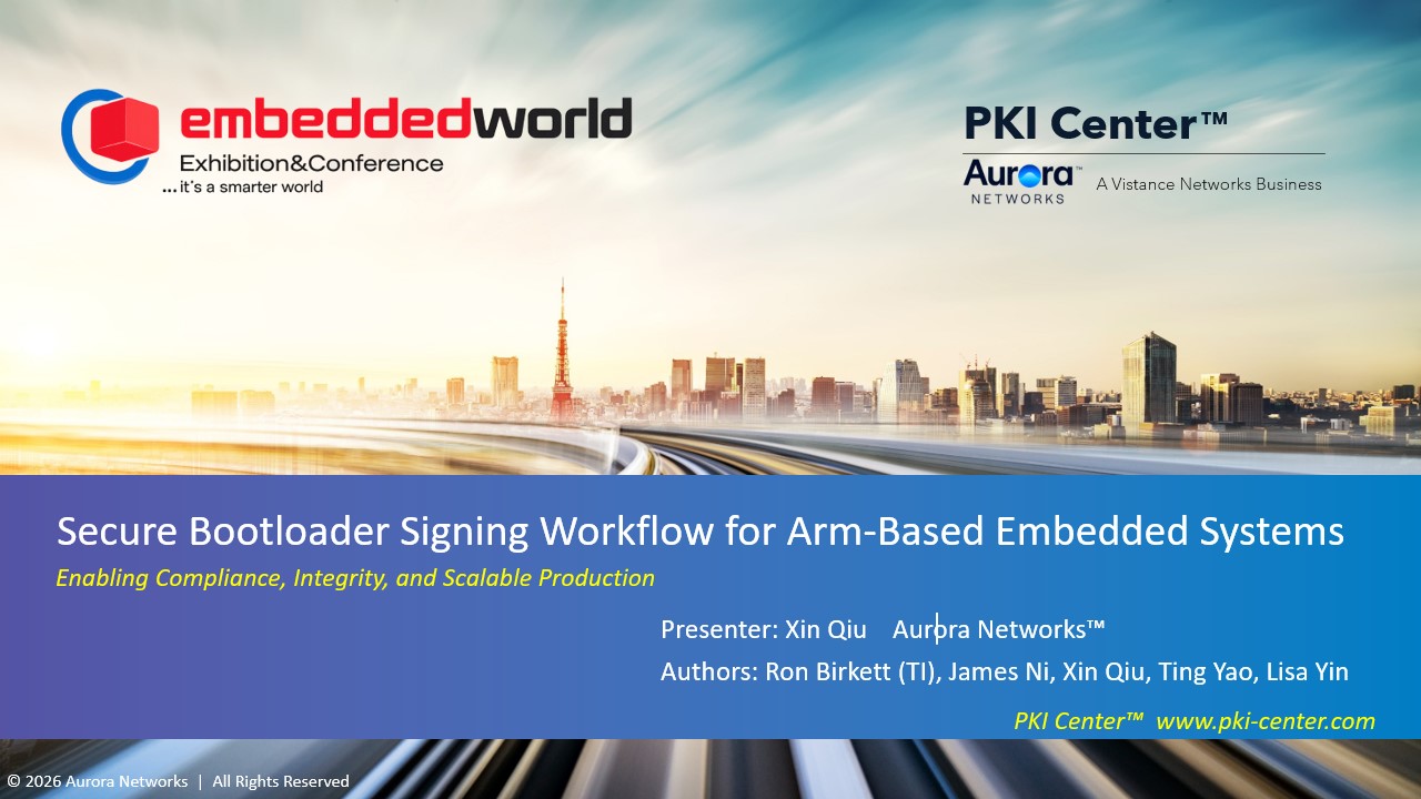 Secure Bootloader Signing Workflow for Arm®-Based Embedded Systems: Enabling Compliance and Integrity