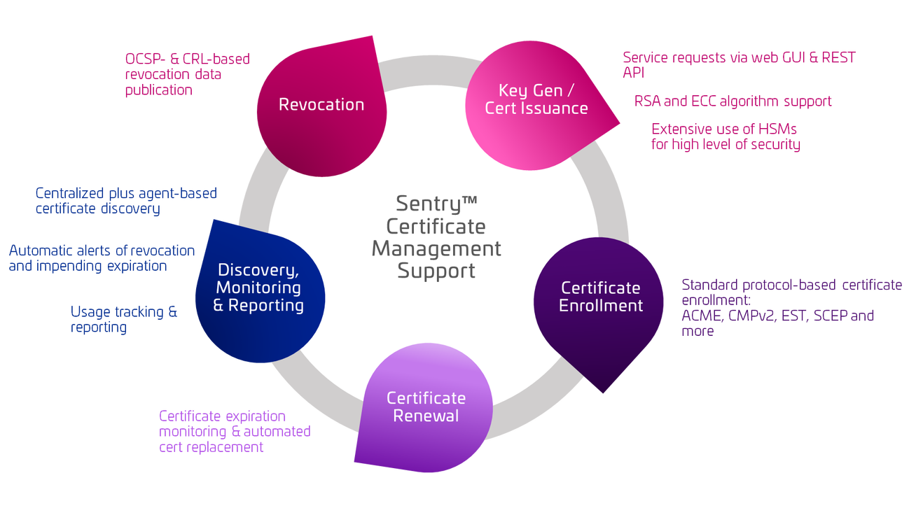 Certificate Lifecycle Management Diagram